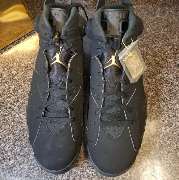 Nike Air Jordan Retro VI 6 DMP 2020 Metallic Gold Black CT4954-007 - Size 12 DS - Picture 3 of 6